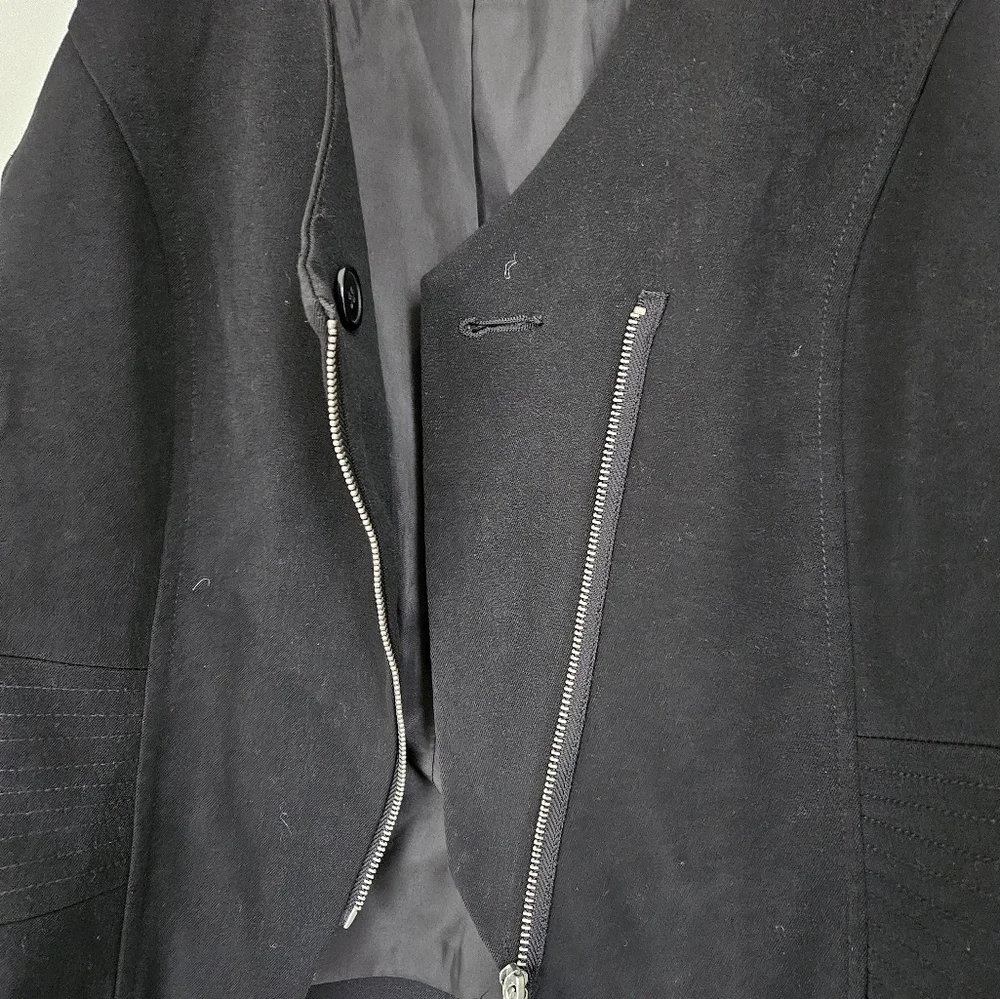 Vintage IDAO sleeveless  black vest with zipper - Picture 4 of 7